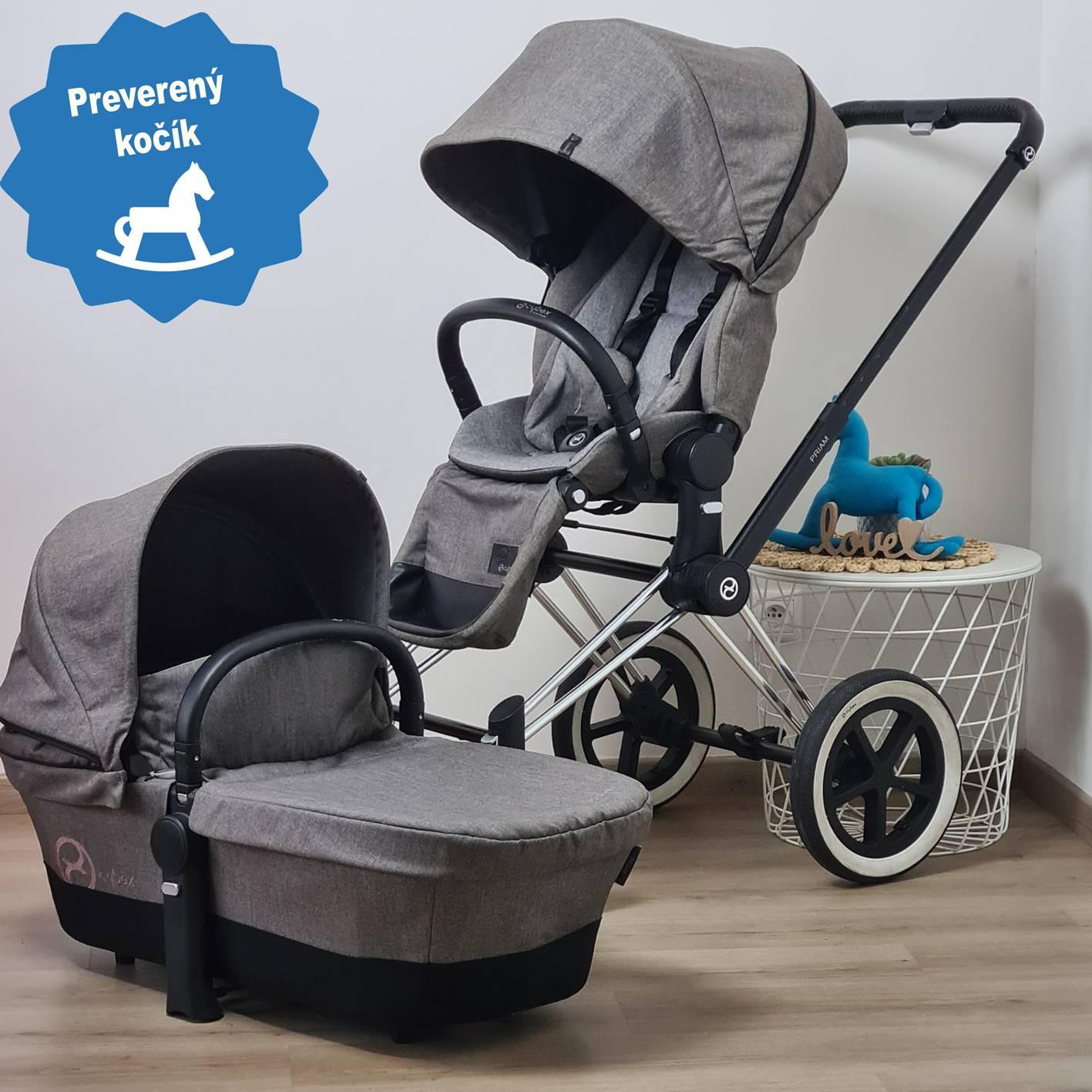 Cybex Priam (Lux Seat) Grey - used stroller