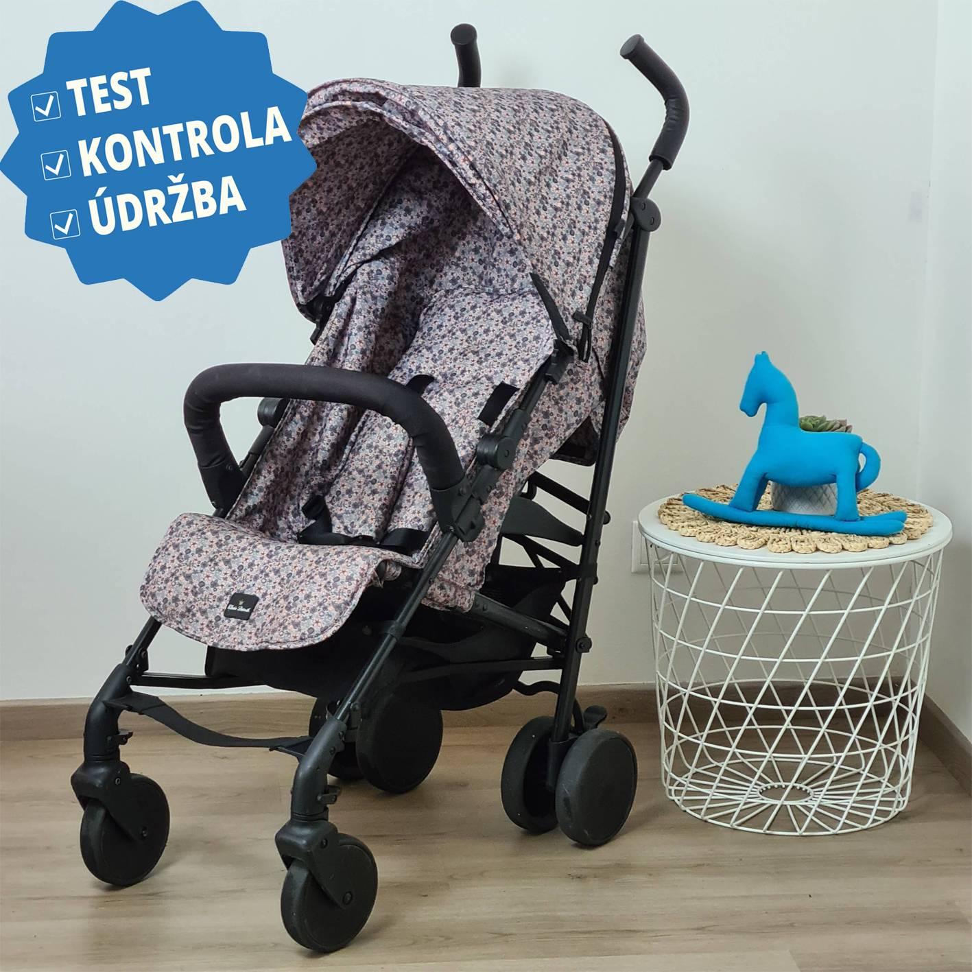 Elodie Details Stockholm Stroller 3.0 Petite Botanic s príslušenstvom - preverený kočík + darček batoh