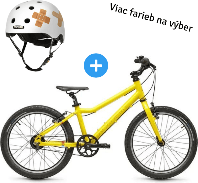 Detský bicykel ACADEMY Grade 4 Belt - 20" (od 115 cm) + prilba Melon
